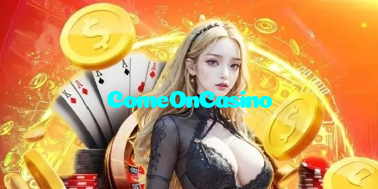ComeOnCasino casino presented on mobile device in Pakistan with slots and live games